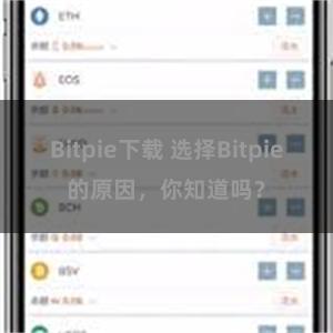 Bitpie下载 选择Bitpie的原因，你知道吗？