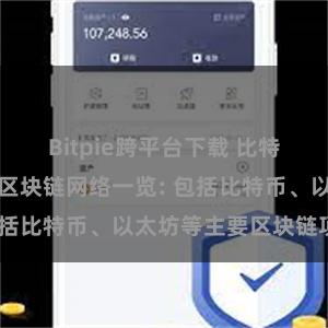 Bitpie跨平台下载 比特派钱包支持的区块链网络一览: 包括比特币、以太坊等主要区块链项目