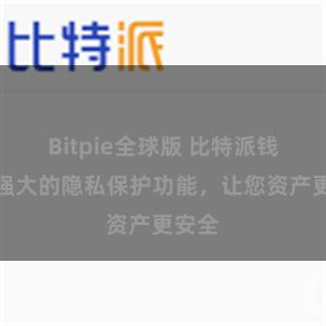 Bitpie全球版 比特派钱包：强大的隐私保护功能，让您资产更安全