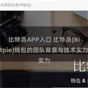 比特派APP入口 比特派(Bitpie)钱包的团队背景与技术实力