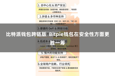 比特派钱包跨链版  Bitpie钱包在安全性方面更胜一筹